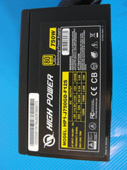 High Power HP1-J750GD-F12S Active PFC ATX 750W 80Plus Gold Power Supply - Tested Computer Laptop Parts