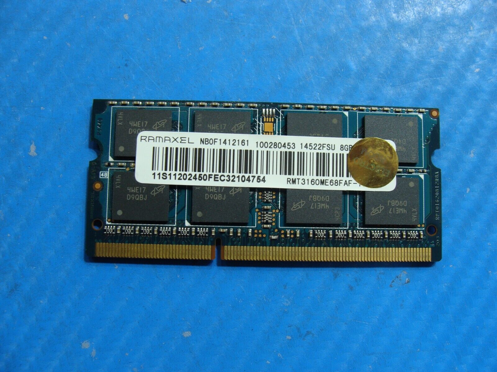 Lenovo Y50-70 Ramaxel 8GB SO-DIMM Memory RAM RMT3160ME68FAF-1600
