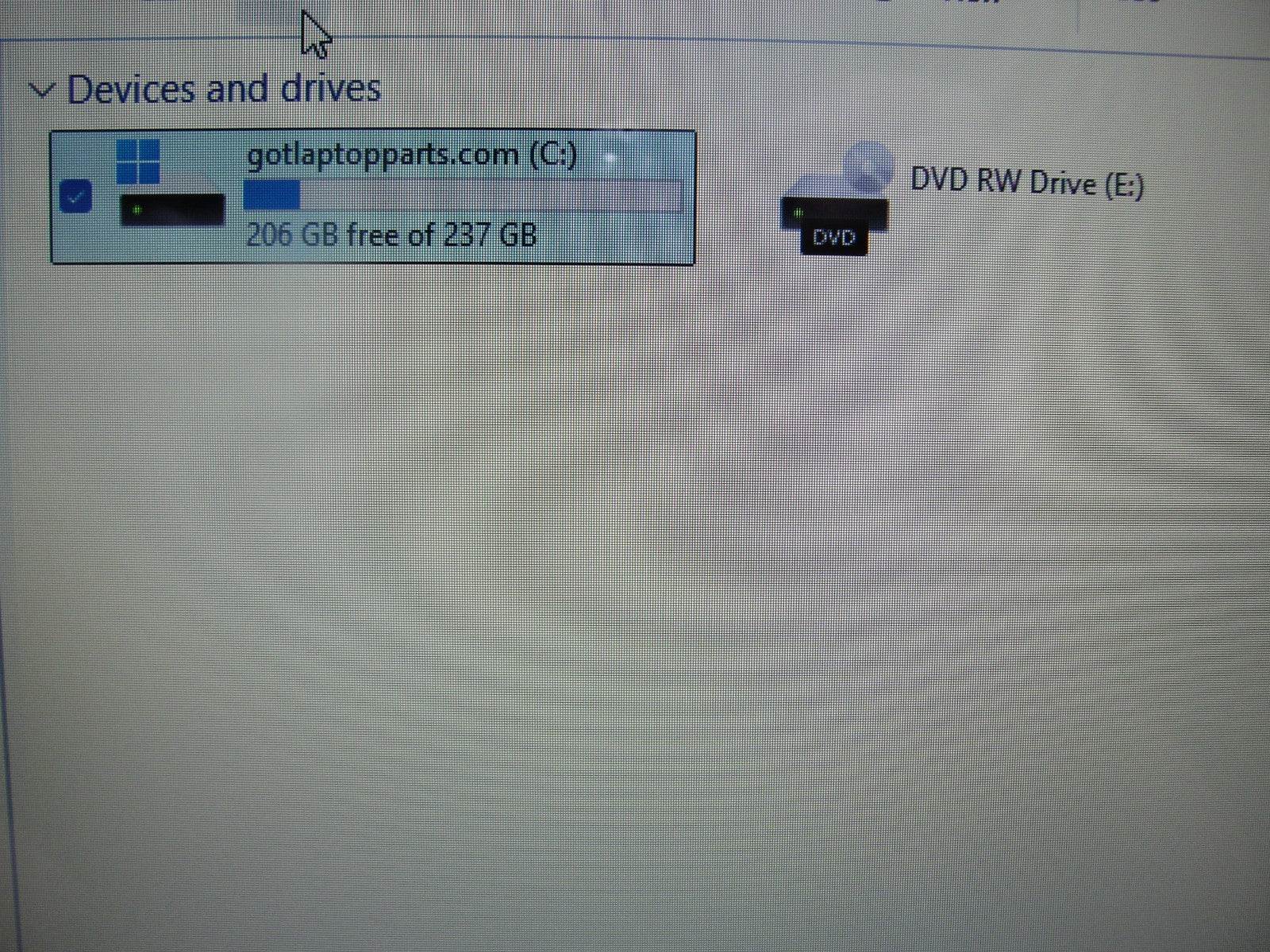 HP 15-DA1005DX 14”HD TOUCH 1.8GHz 12GB SSD Reset 256GB+Charger - Tested Computer Laptop Parts