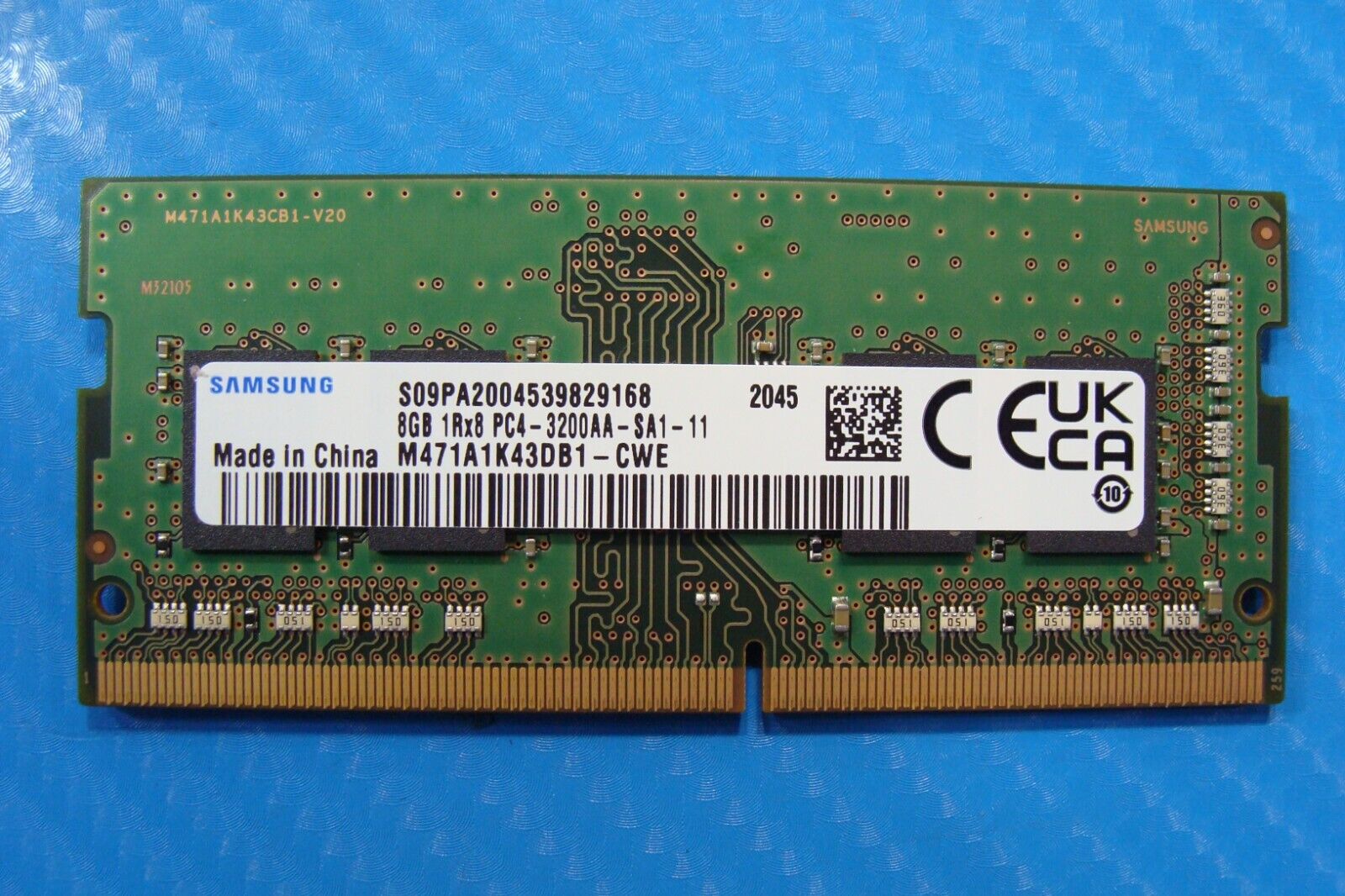 Lenovo 3 15IIL05 Samsung 8GB 1Rx8 PC4-3200A Memory RAM SO-DIMM M471A1K43DB1-CWE
