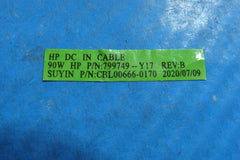 HP 15-dy1124nr 15.6"  Genuine DC IN Power Jack w/Cable 799749-Y17