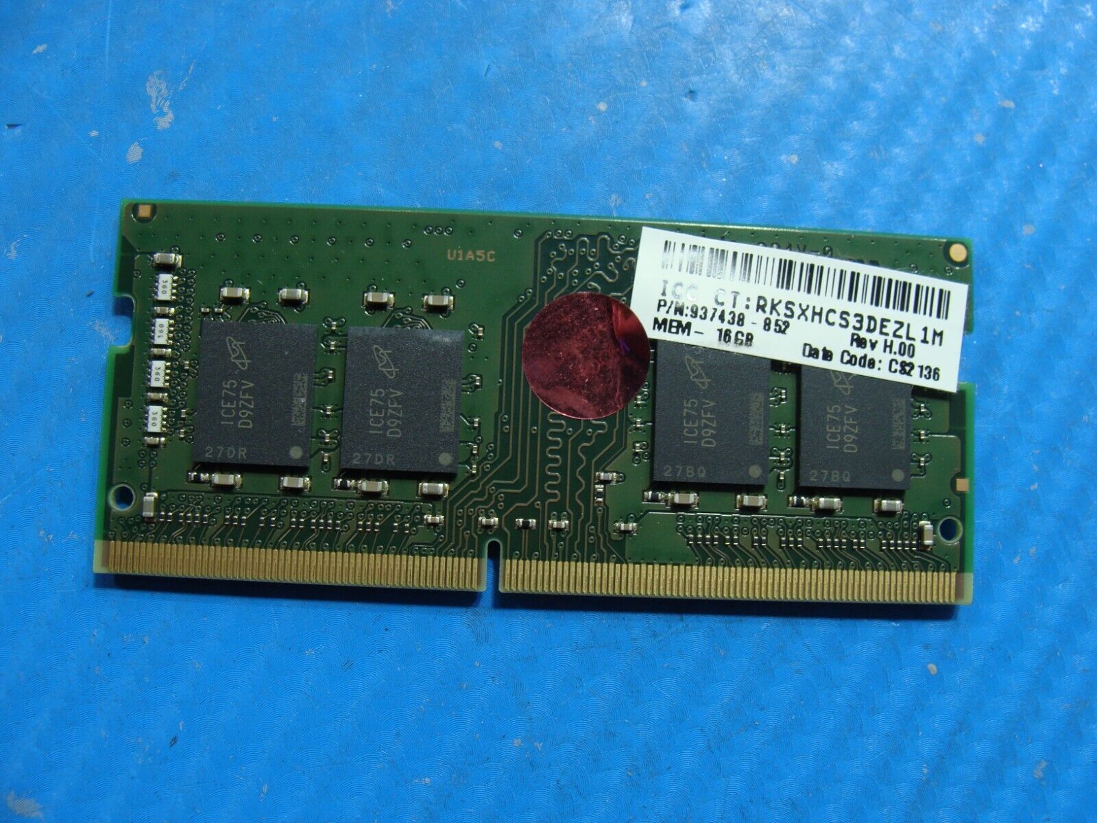 HP 840 G7 Kingston 16GB 1Rx8 PC4-3200AA SO-DIMM Memory RAM HP32D4S2S8ME-16