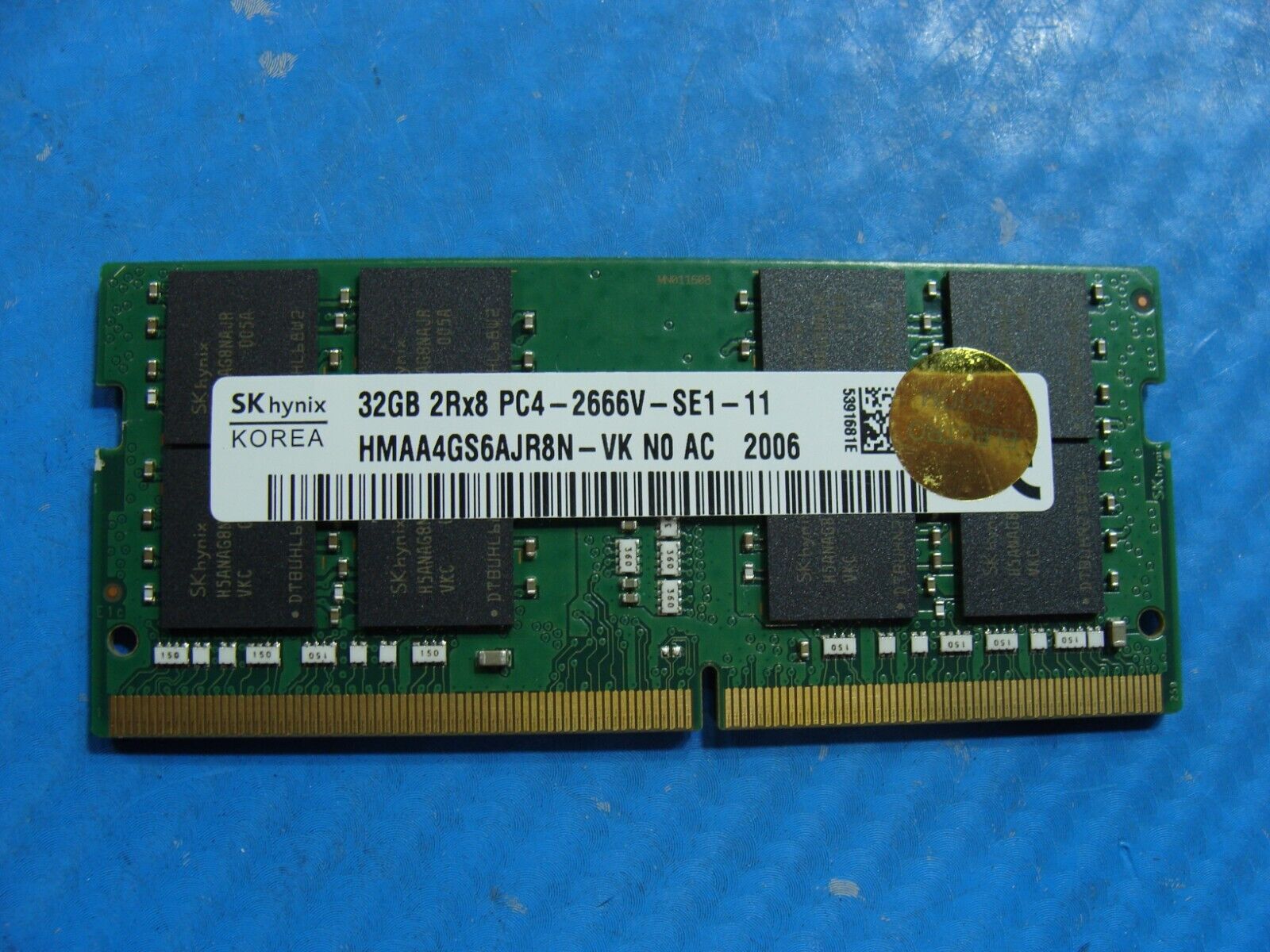 Dell 7540 SK Hynix 32GB 2Rx8 PC4-2666V Memory RAM HMAA4GS6AJR8N-VK