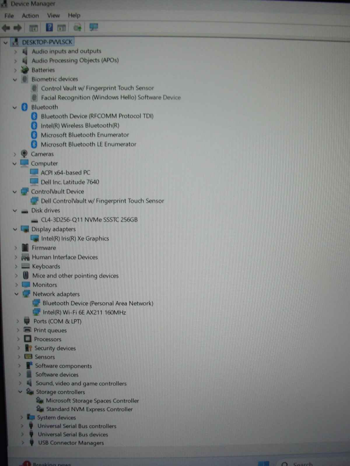 Dell Latitude 7640 16”FHD+ i5-1345U 1.6GHz 16GB 256GB SSD +Charger/ Warranty - Tested Computer Laptop Parts