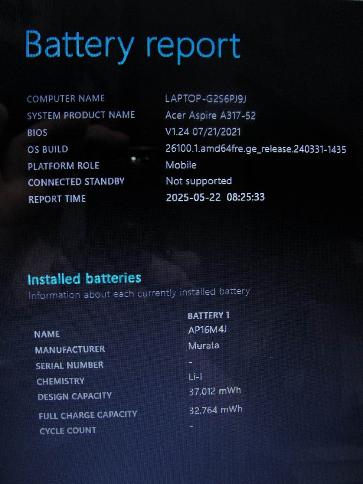 Acer Aspire 3 A317-52-569E 17.3” HD Intel Core i5-1035G1 1GHz 8GB 1TB HDD+Charge - Tested Computer Laptop Parts