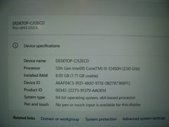 MSI Thin GF63 15.6'' FHD 144hz i5-12450H 2.0GHz 8GB 1TB SSD RTX 2050 Battery 99% - Tested Computer Laptop Parts