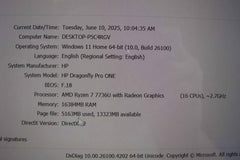 HP Dragonfly Pro One 14" FHD+ TOUCH AMD Ryzen 7 7736U 16GB 512GB SSD Win 11 HOME