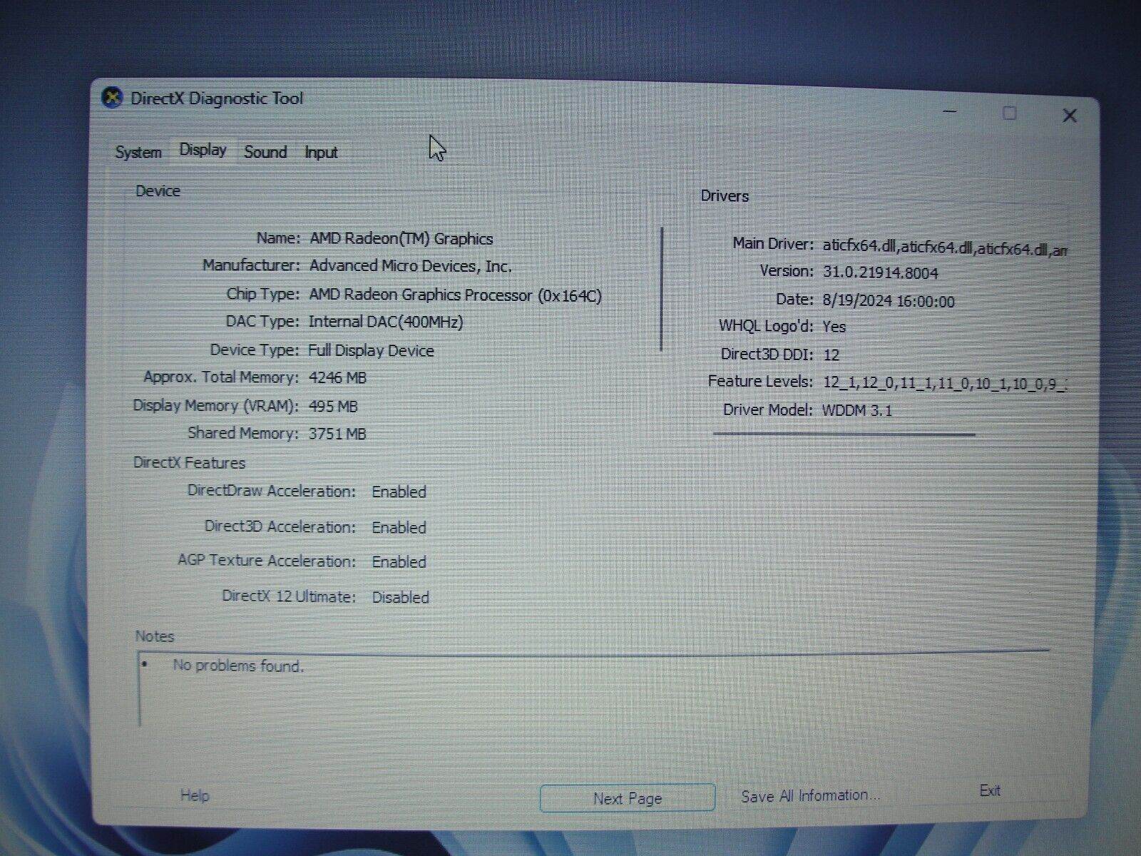 HP 15-EF2033DX 15.6” HD AMD Ryzen 3 5300U 2.6GHz 8GB SSD Reset 256GB- Charger - Tested Computer Laptop Parts