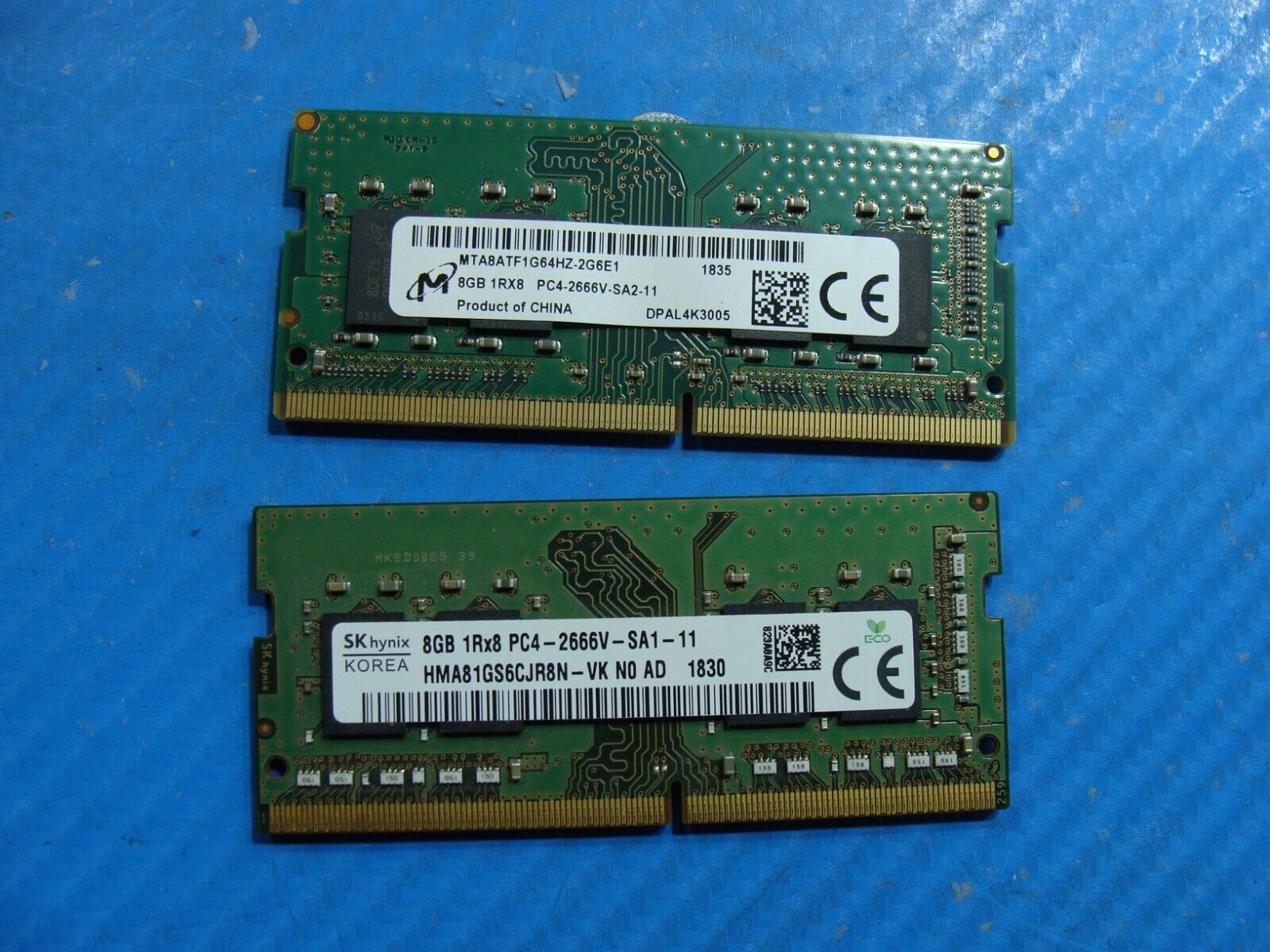 Dell 3579 Micron+SK Hynix 16GB (2x8GB) Memory RAM SO-DIMM MTA8ATF1G64HZ-2G6E1