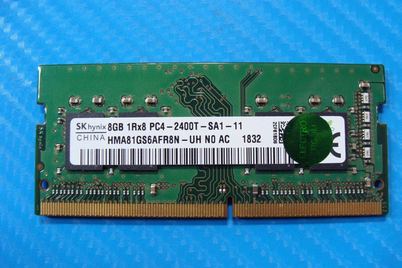HP 15t-au100 SK Hynix 8GB 1Rx8 PC4-2400T Memory RAM SO-DIMM HMA81GS6AFR8N-UH