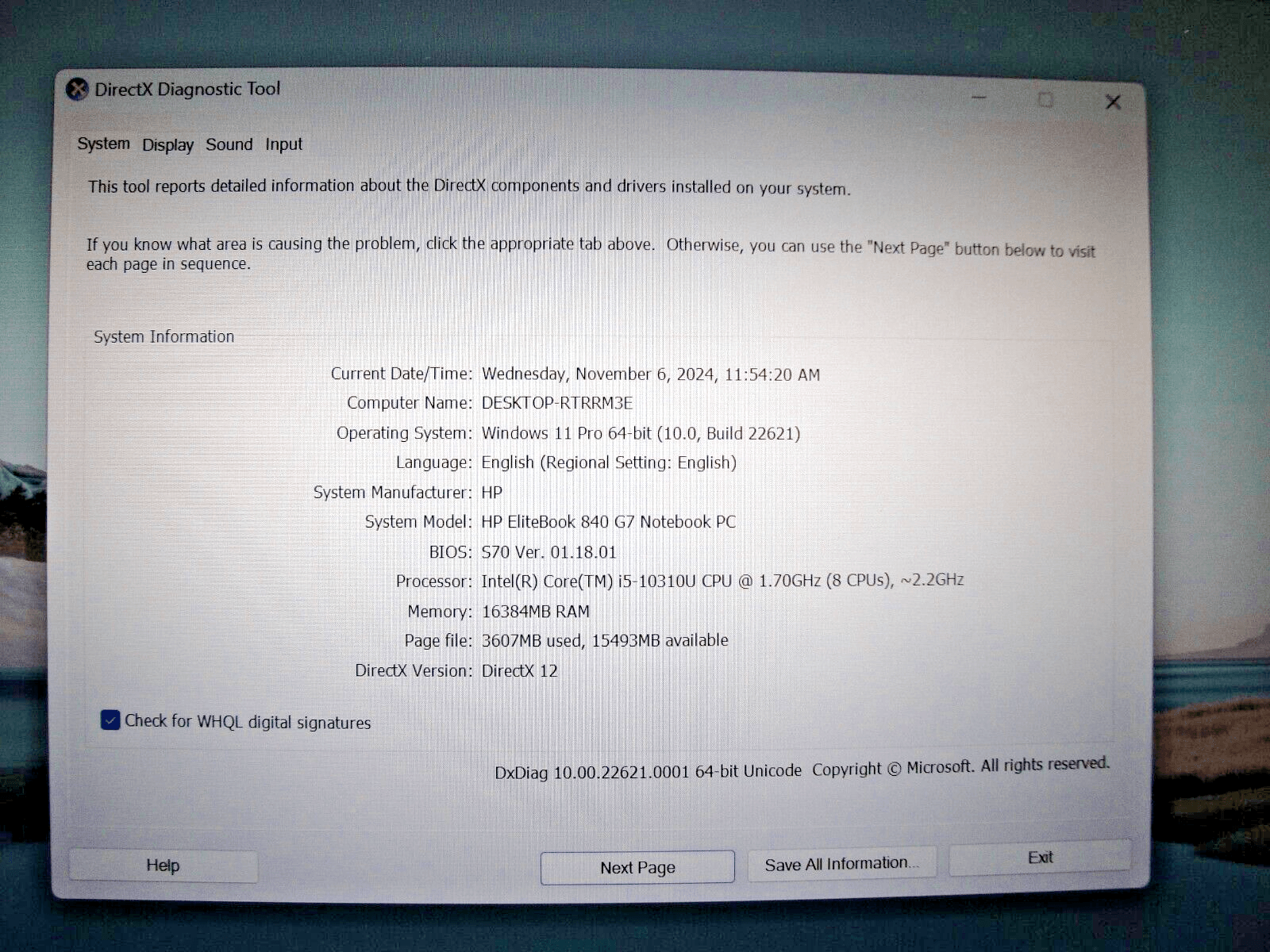 HP EliteBook 840 G7 FHD Core i5-10310U 1.7GHz 16GB 512GB SSD + Charger - Tested Computer Laptop Parts