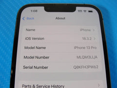 Apple iPhone 13 Pro | 256 GB AT&T MLQM3LL/A | Space Gray | Cracked Back /READ - Tested Computer Laptop Parts