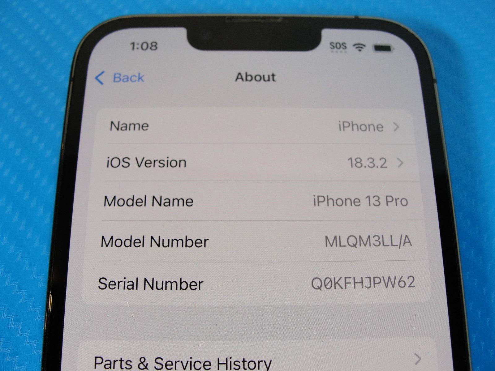Apple iPhone 13 Pro | 256 GB AT&T MLQM3LL/A | Space Gray | Cracked Back /READ - Tested Computer Laptop Parts