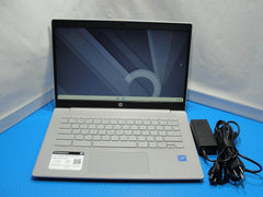 HP Chromebook 14a-NA0013DX Celeron N4120 4GB RAM, 64GB SSD Charger PWR battery - Tested Computer Laptop Parts