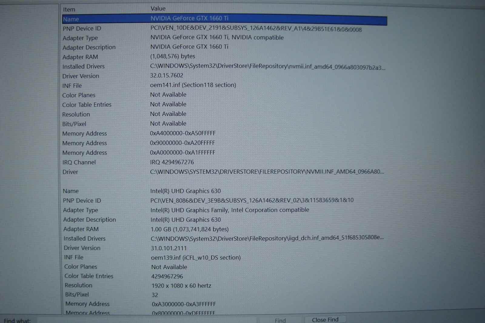 MSI GL63 9SDK 15.6'' FHD i7-9750H 2.6GHz 16GB 512GB/1TB GTRX 1660 Ti Battery 91% - Tested Computer Laptop Parts