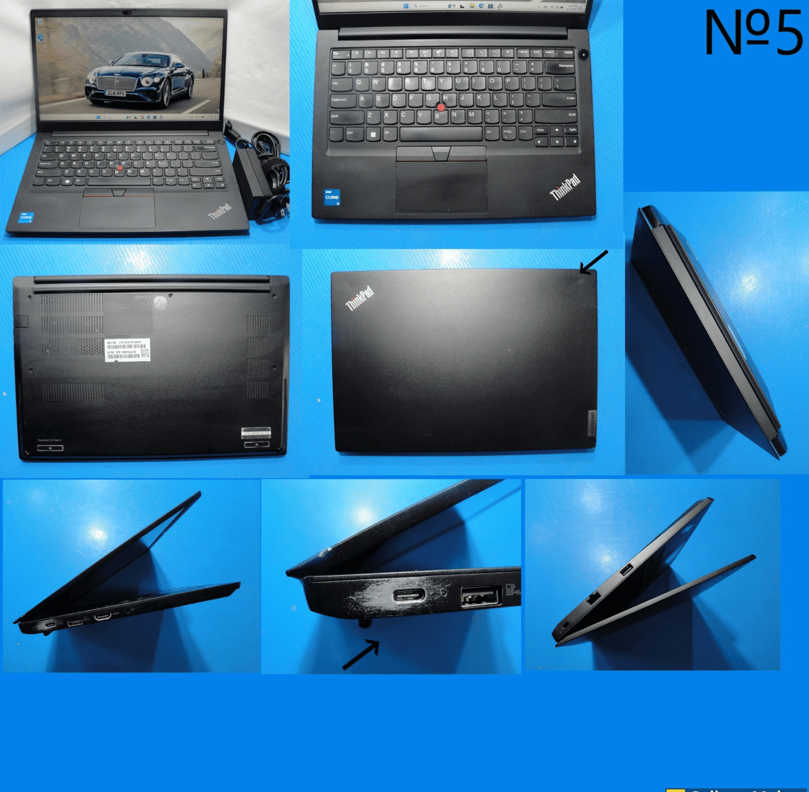 Lenovo ThinkPad E14 Gen 2 14”FHD Intel Core i5-1135G7 2.4GHz 16GB SSD Reset512GB - Tested Computer Laptop Parts