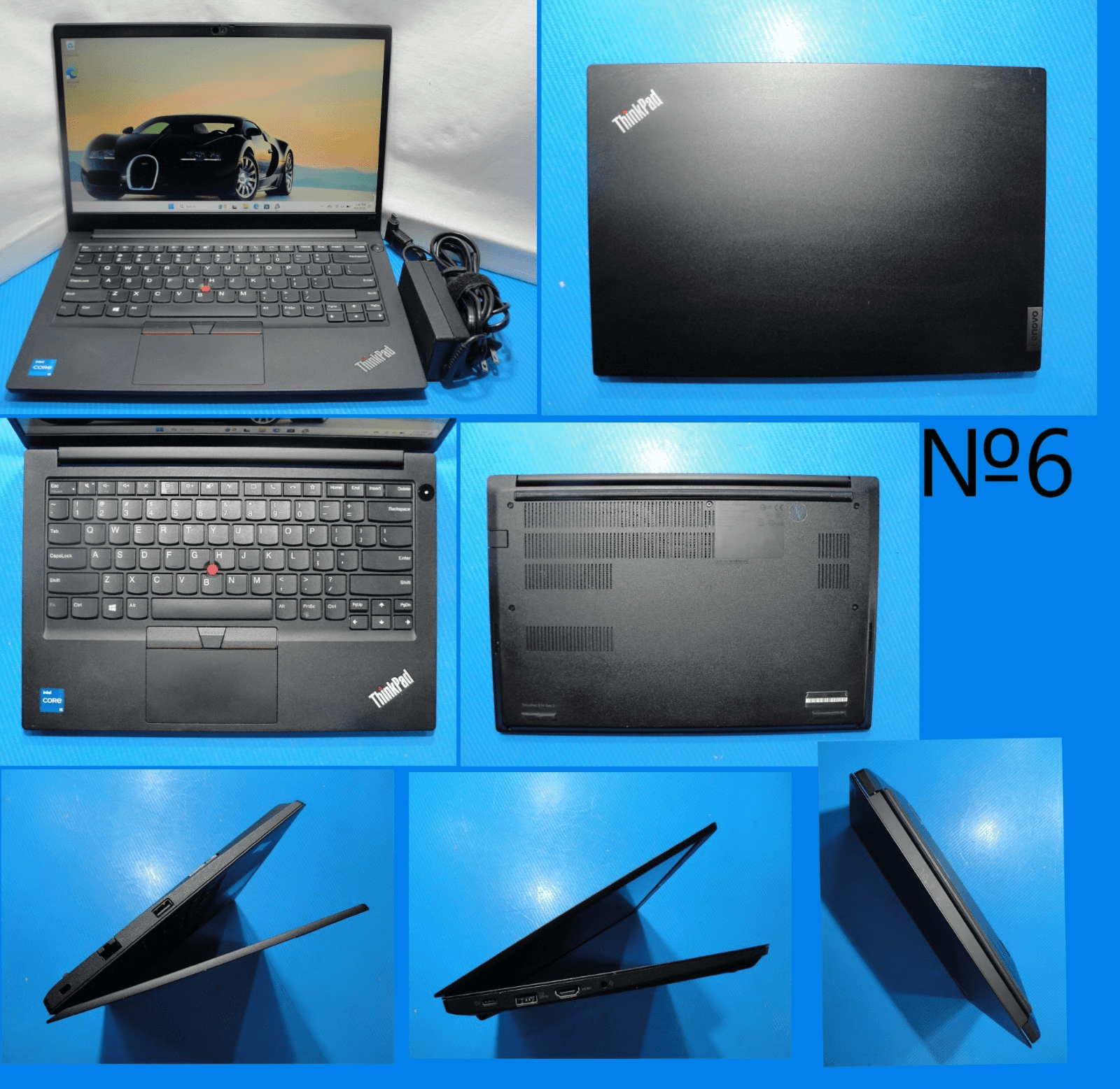 Lenovo ThinkPad E14 Gen 2 14”FHD Intel Core i5-1135G7 2.4GHz 16GB SSD Reset512GB - Tested Computer Laptop Parts