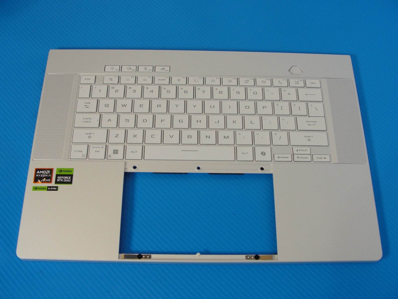 ASUS ROG Zephyrus G16 GA605W GA605WI Palmrest Keyboard Assy Gray 33njvta0020 - Tested Computer Laptop Parts