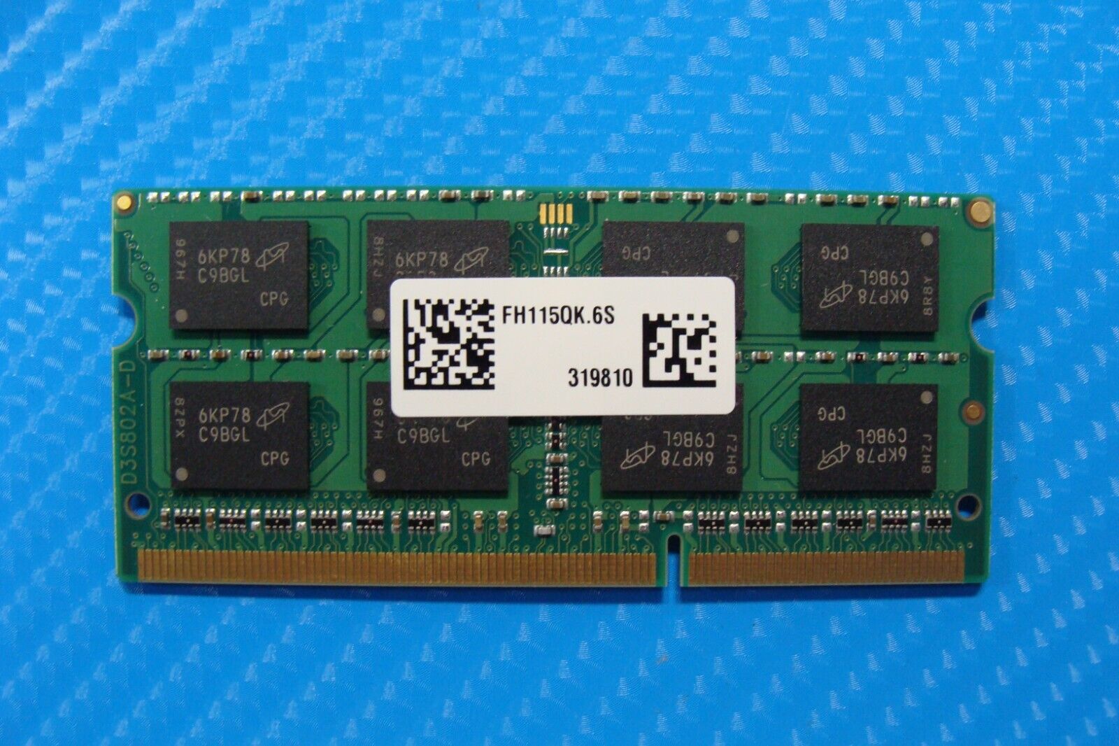 Dell 3570 Crucial 4GB DDR3L-1600 Memory RAM SO-DIMM CT51264BF160B.C16FPR2