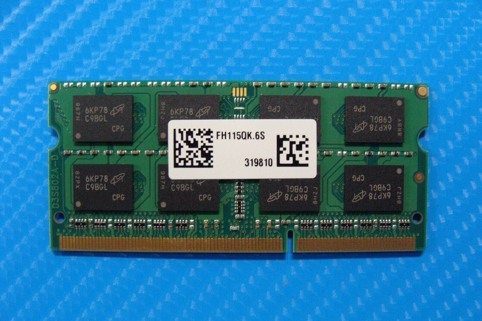 Dell 3570 Crucial 4GB DDR3L-1600 Memory RAM SO-DIMM CT51264BF160B.C16FPR2 - Tested Computer Laptop Parts
