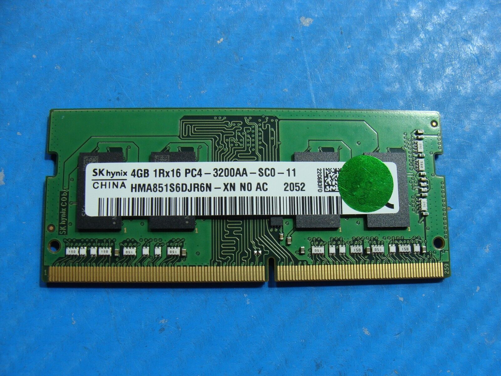 Dell 15 3501 SK Hynix 4GB 1Rx16 PC4-3200AA Memory RAM SO-DIMM HMA851S6DJR6N-XN