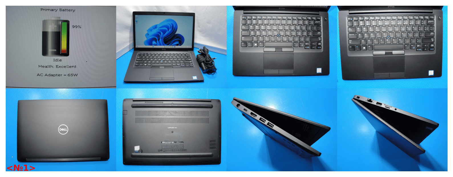 Dell Latitude 7490 14” FHD Intel Core i7-8650U 1.9GHz 16GB SSD 512GB - Tested Computer Laptop Parts