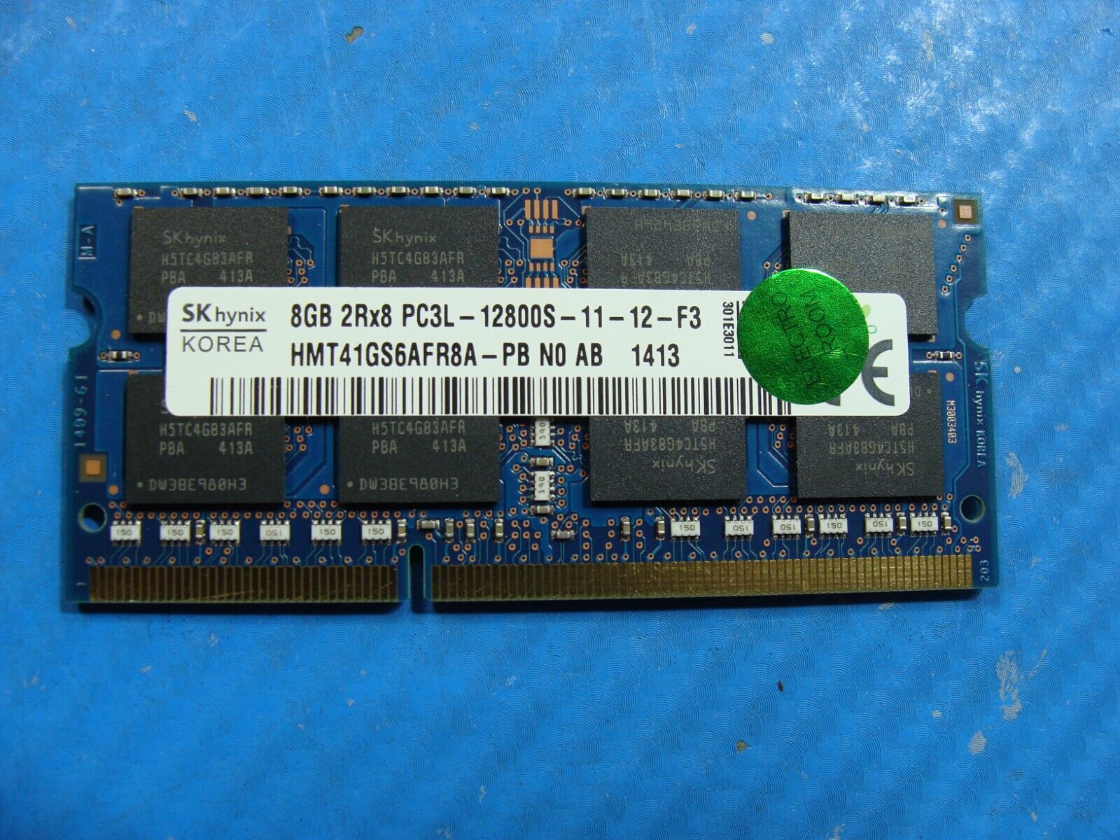 Lenovo W540 SK Hynix 8GB 2Rx8 PC3L-12800S Memory RAM SO-DIMM HMT41GS6AFR8A-PB