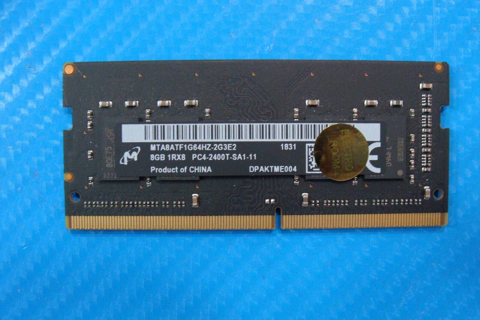 Dell 5590 Micron 8GB 1Rx8 PC4-2400T Memory RAM MTA8ATF1G64HZ-2G3E2
