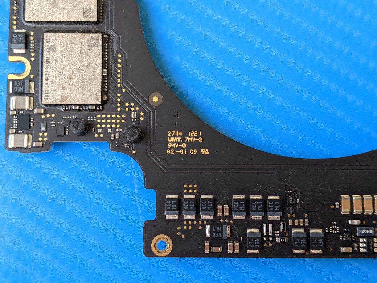 MacBook Pro 16 A2141 i7-9750H 2.6GHz 32/512/4GB 5300M Logic Board 661-14114 ASIS - Tested Computer Laptop Parts