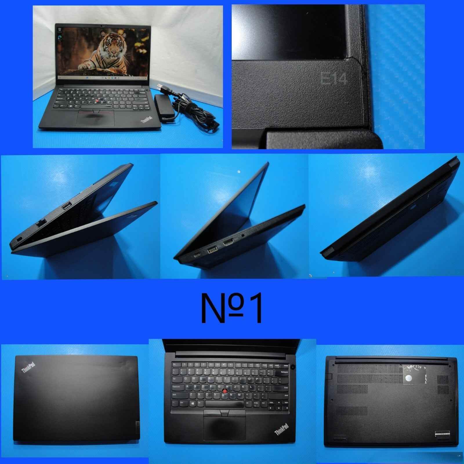 Lenovo ThinkPad E14 Gen 2 14”FHD Core i5-1135G7 2.4GHz 16GB 512GB SSD +Charger - Tested Computer Laptop Parts