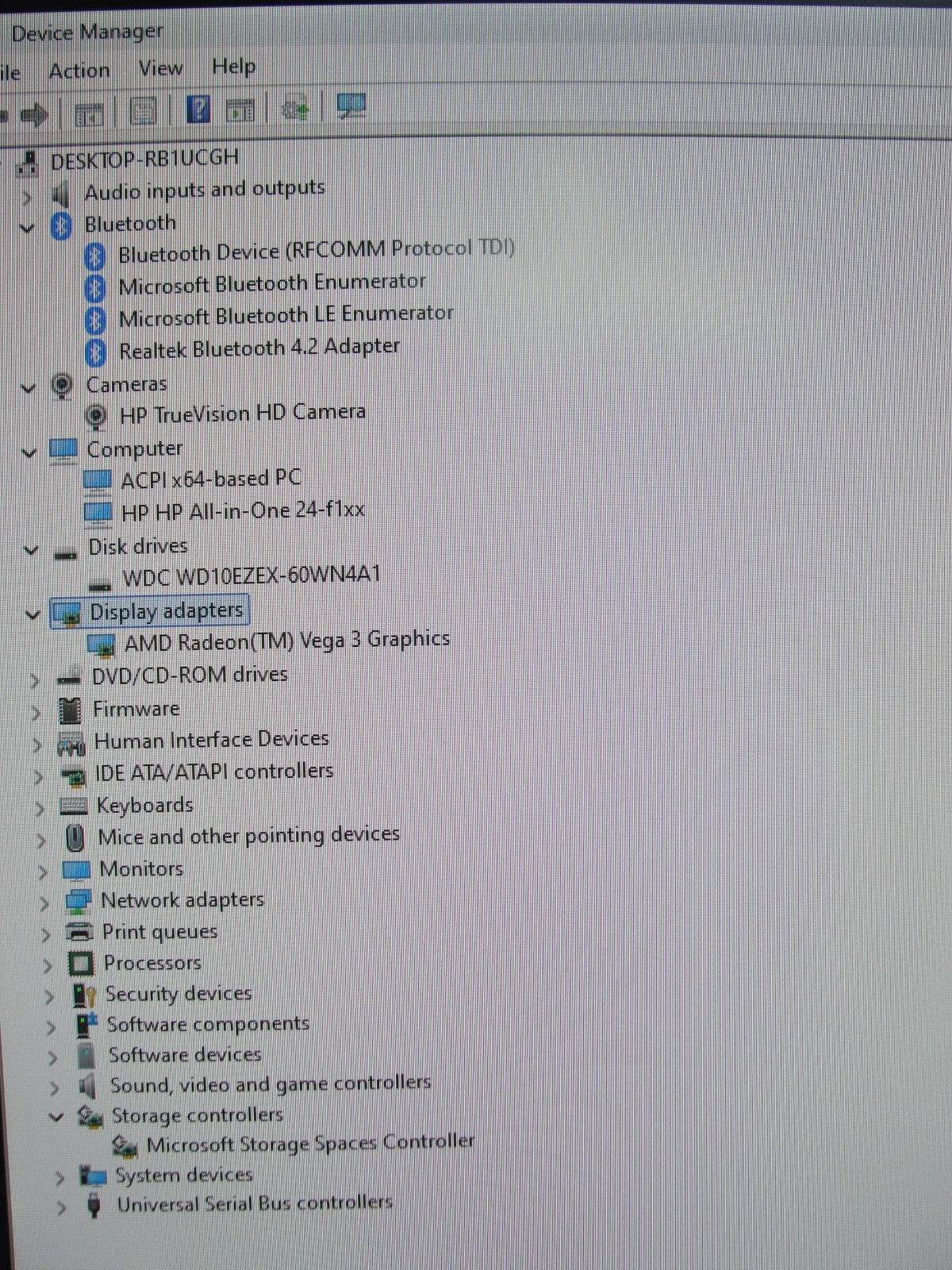 HP AIO 24-F1047C 24” TOUCH FHDAMD Ryzen 3 3200U 2.6GHz 8GB 1TB HDD + Charger - Tested Computer Laptop Parts