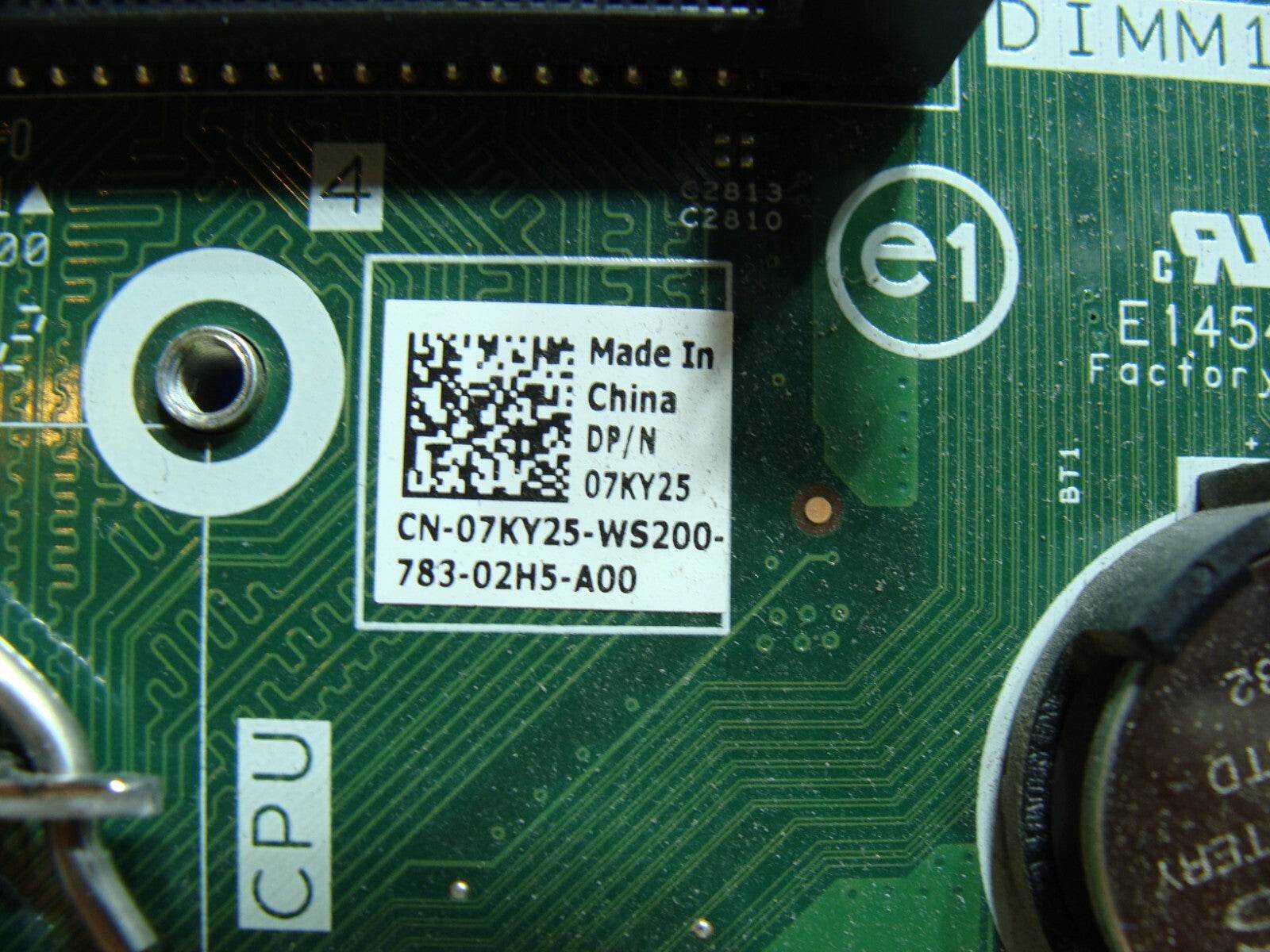 Dell Inspiron 3668 Desktop Intel Socket Motherboard 7KY25 - Tested Computer Laptop Parts