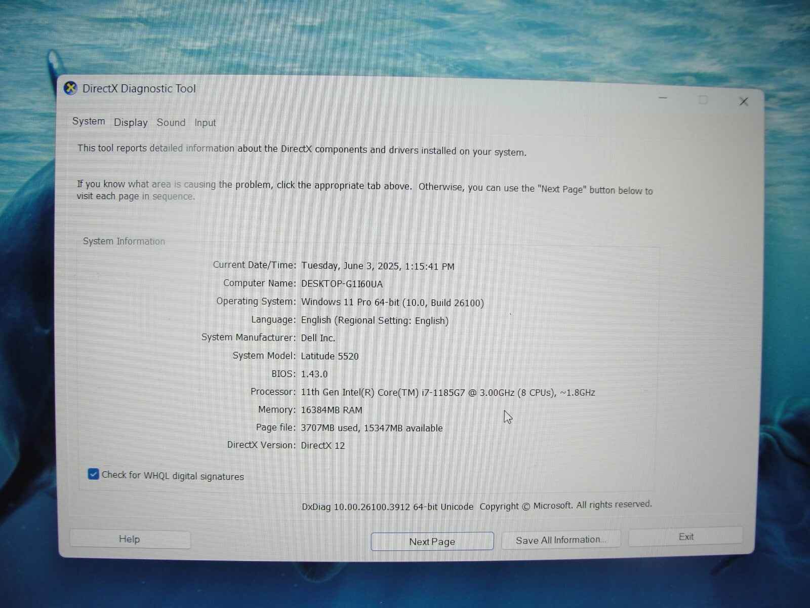 Dell Latitude 5520 14”FHD Intel Core i7-1185G7 3GHz 16GB 512GB SSD+Charger - Tested Computer Laptop Parts
