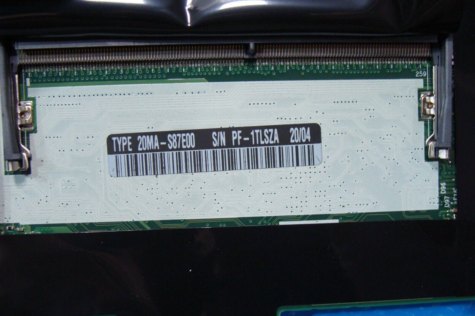 Lenovo ThinkPad 15.6” P52 OEM i7-8750H 2.2GHz P1000 4GB Motherboard 5B20W22205