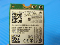 Dell Inspiron 15.6” 15 7579 Genuine Laptop Wireless WiFi Card MHK36 3165NGW - Tested Computer Laptop Parts