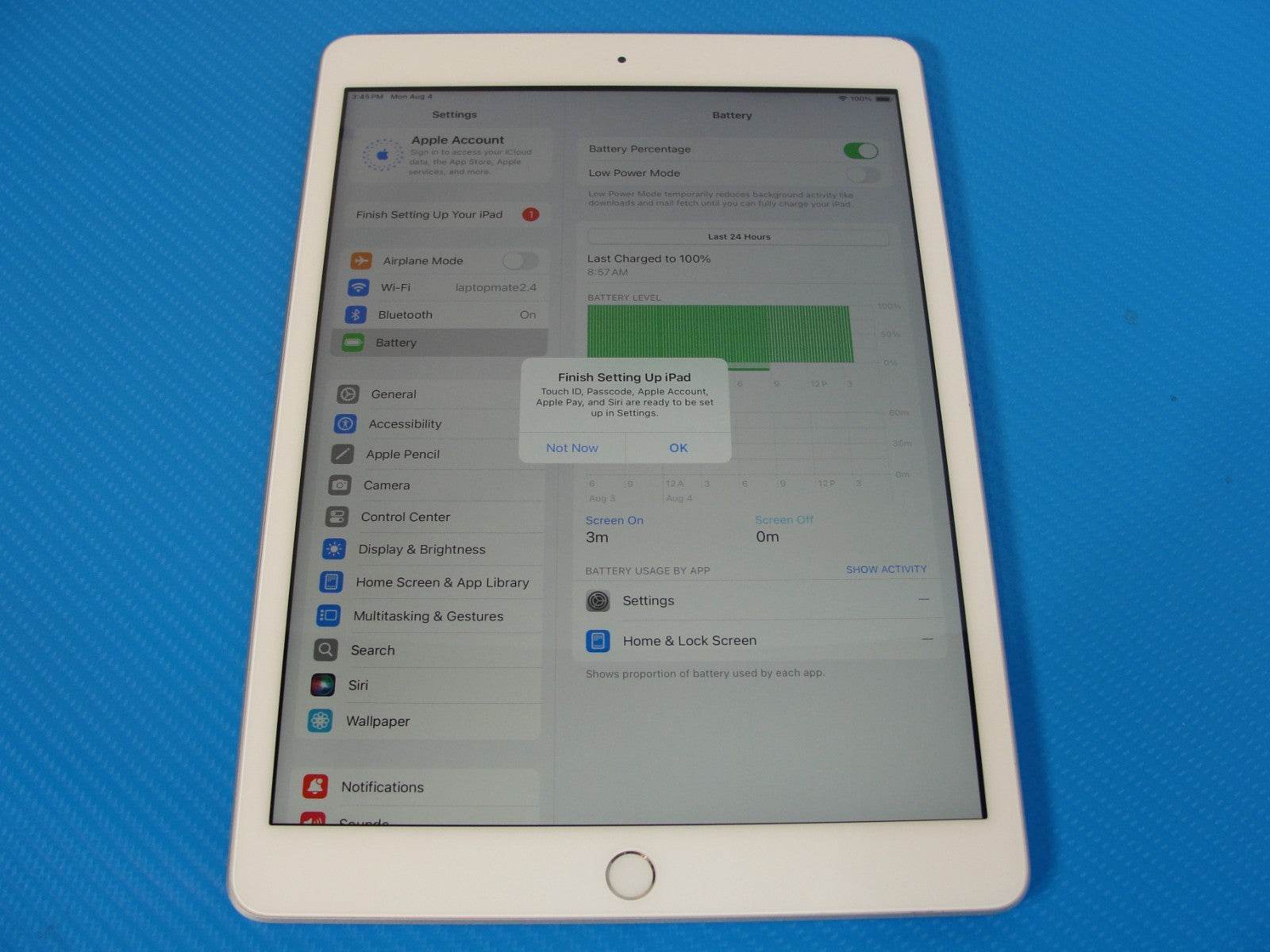 Apple iPad 8th Generation 32 GB Wi-Fi 10.2 in Silver /Grade A - Tested Computer Laptop Parts