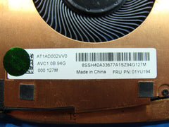 Lenovo ThinkPad 15.6" T590 OEM CPU Cooling Fan w/Heatsink 01YU194 AT1AD002VV0