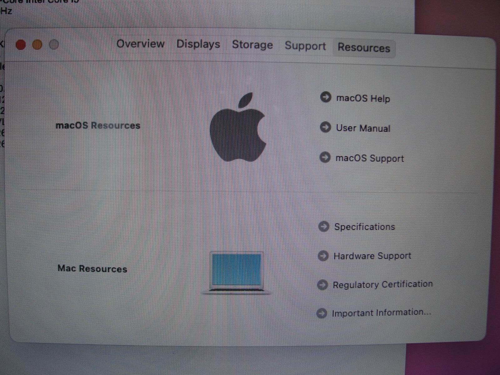 Apple Macbook Air A1466 (2017)13”HD Intel Core i5-5350U 1.8GHz 8GB 128GB SSD - Tested Computer Laptop Parts