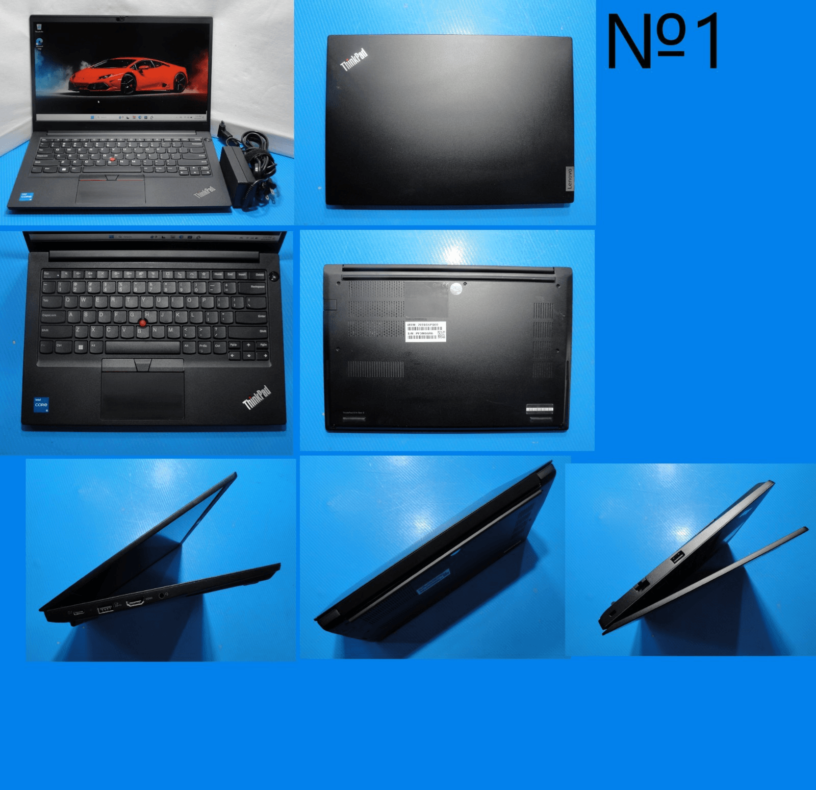 Lenovo ThinkPad E14 Gen 2 14”FHD Intel Core i5-1135G7 2.4GHz 16GB SSD Reset512GB - Tested Computer Laptop Parts