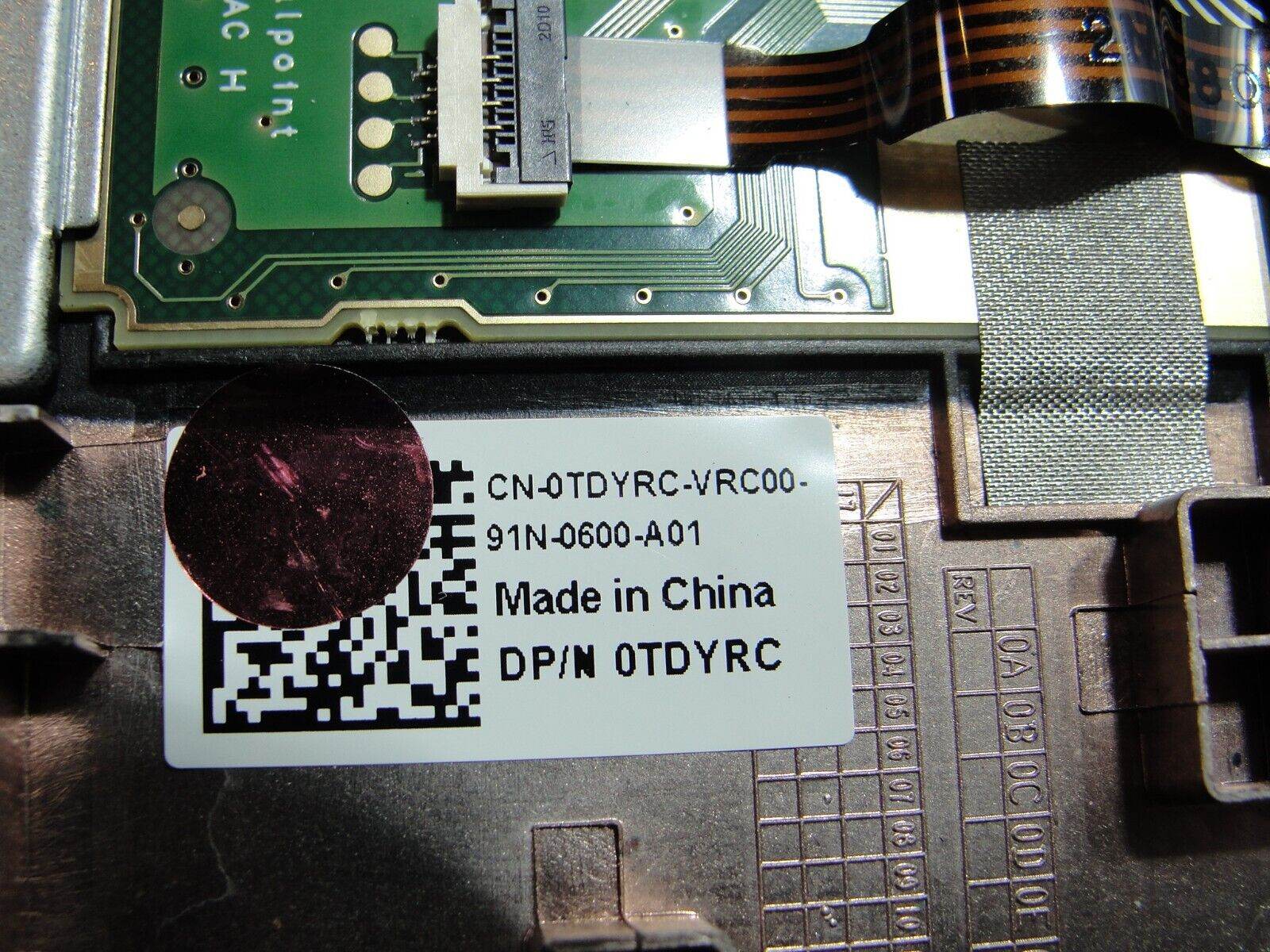 Dell Latitude 14” 7490 Palmrest w/Backlit Keyboard TouchPad TDYRC AM265000300 - Tested Computer Laptop Parts