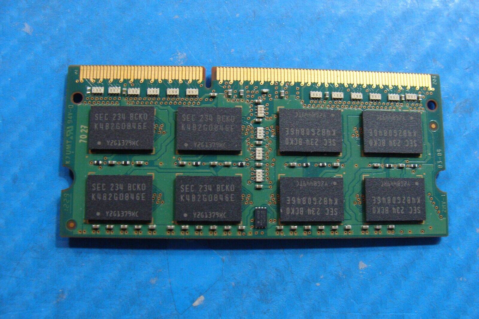 Samsung NP700Z5C Samsung 4GB 2Rx8 PC3-12800S SO-DIMM Memory RAM M471B5273EB0-CK0 - Tested Computer Laptop Parts