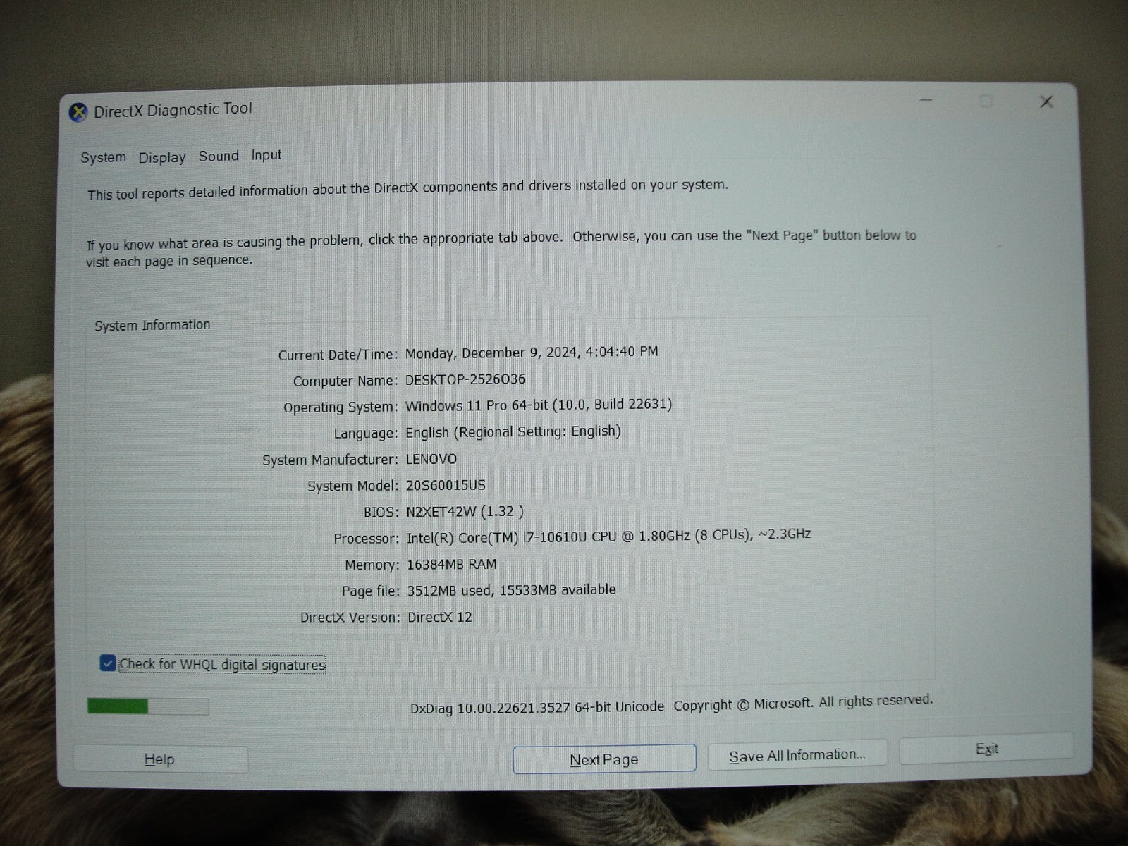 Lenovo ThinkPad T15 Gen1 15.6” FHD Intel Core i5-10210U 1.6GHz 16GB 256GB SSD