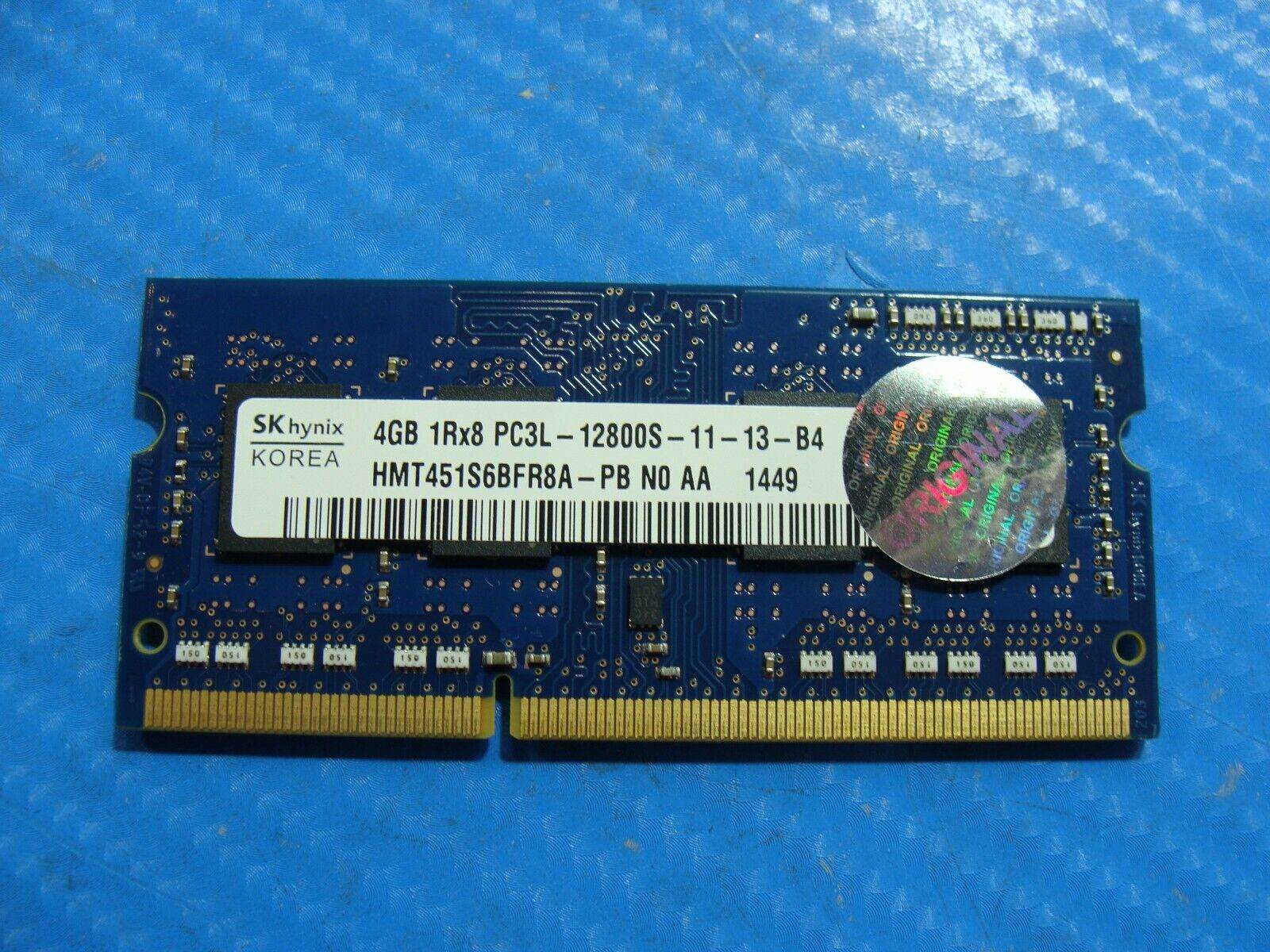 Dell 15 5548 SK hynix 4GB 1Rx8 PC3L-12800S Memory RAM SO-DIMM HMT451S6BFR8A-PB - Tested Computer Laptop Parts