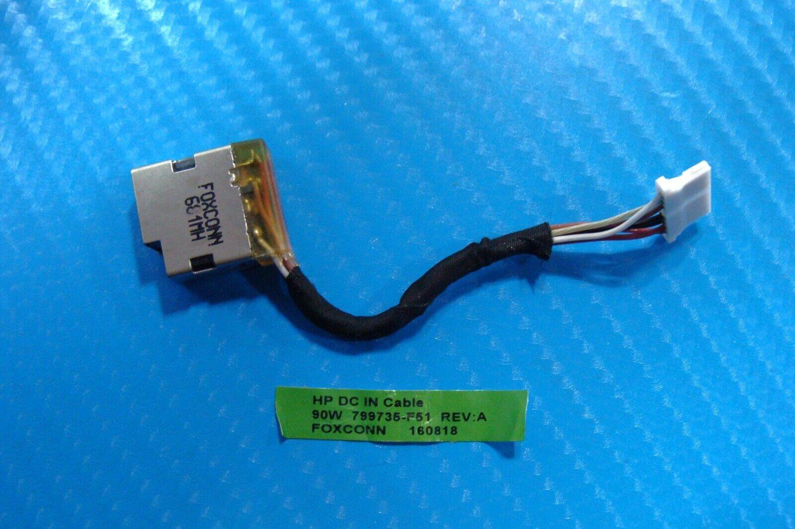 HP Pavilion 15.6” 15t-au100 Genuine Laptop DC IN Power Jack w/Cable 799735-F51 - Tested Computer Laptop Parts