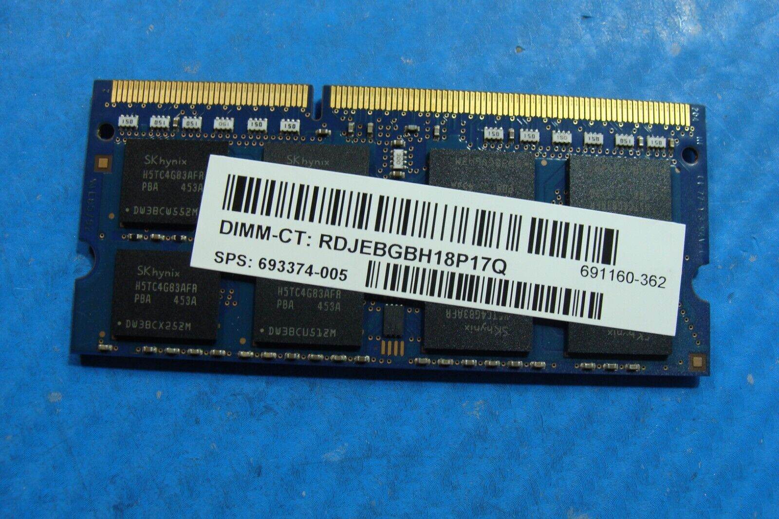 HP m6-w011dx SK Hynix 8GB 2Rx8 PC3L-12800S Memory RAM SO-DIMM HMT41GS6AFR8A-PB - Tested Computer Laptop Parts