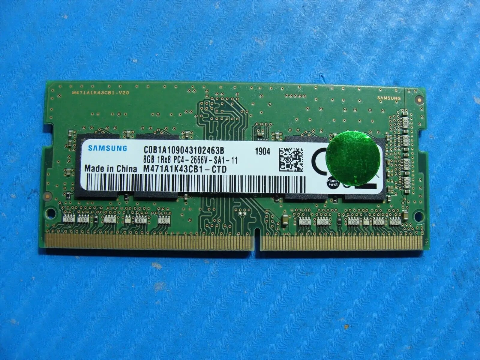 HP 14m-dh0003dx Samsung 8GB 1Rx8 PC4-2666V Memory RAM SO-DIMM M471A1K43CB1-CTD