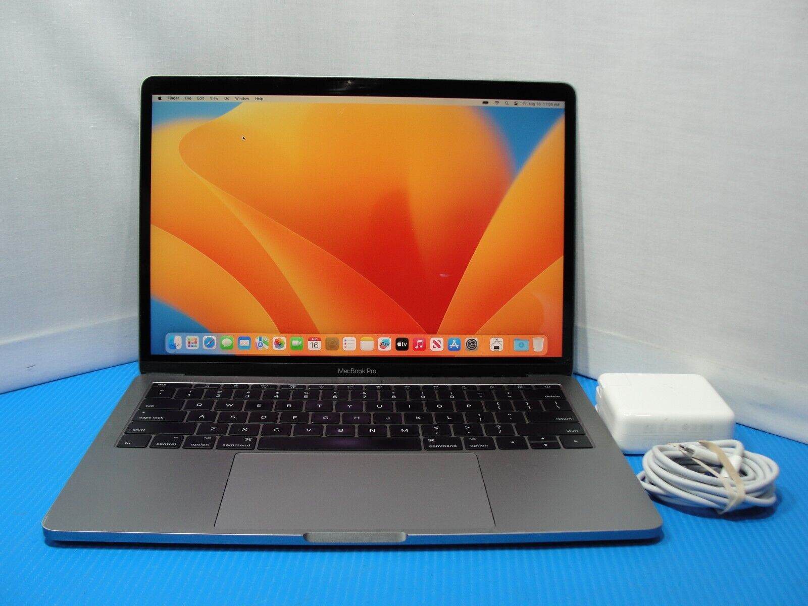 Apple MacBook Pro 13 Mid-2017 A1708 Core i5-7360U 8GB RAM 256GB SSD 96 cycle! - Tested Computer Laptop Parts