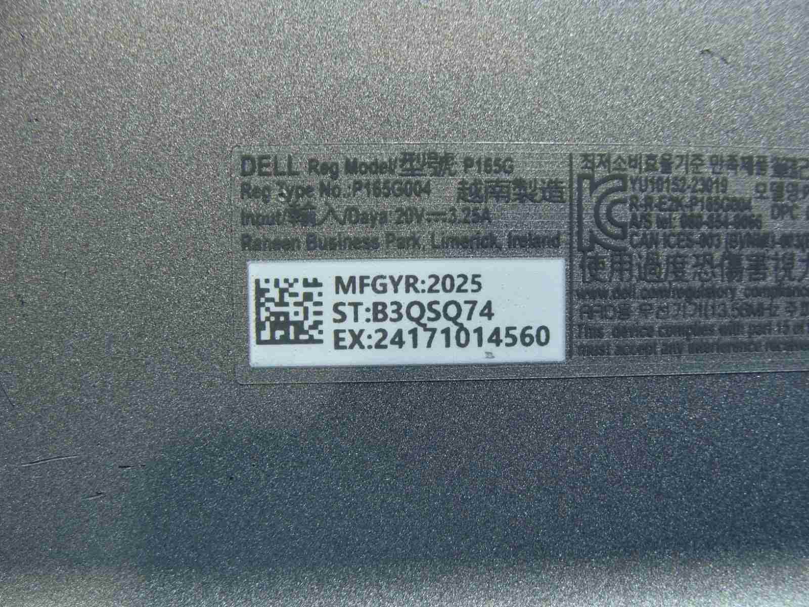 Dell Latitude 5450 14”FHD Ultra 5 135U 2.1GHz 32GB 256GB Win11 PRO Warranty 2028 - Tested Computer Laptop Parts