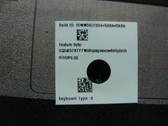 HP 15-f272wm 15.6" Genuine Laptop Bottom Case w/Cover Door Black 33U96TP203