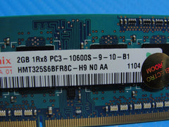 MacBook Pro A1278 Laptop Hynix 2GB Memory PC3-10600S-9-10-B1 HMT325S6BFR8C-H9 #1 - Tested Computer Laptop Parts